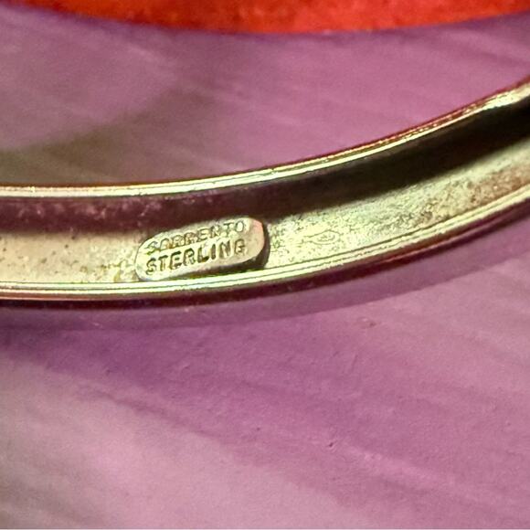 Vintage Sorrento 925 Sterling Silver Bracelet - Picture 7 of 13